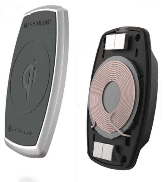 Scoshe Ind. Wireless Cellular Phone Charger, Magicmount ™, Qi Charging Pad, 10 Watt Output, Rectangular, Without Indicator Light – PCQICR01