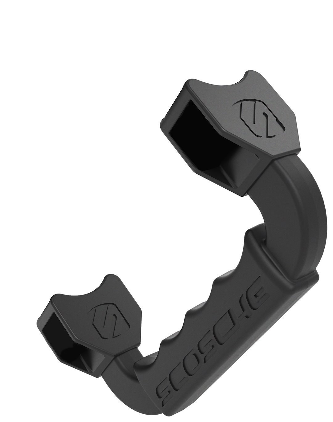 Scoshe Ind. Multi Purpose Accessory Mount, Baseclamp ™, Mounts Shovel/ Torch Light, Clamps Up to 2-1/2 Inch Stock, UV Resin Finish, Black – PSM21005
