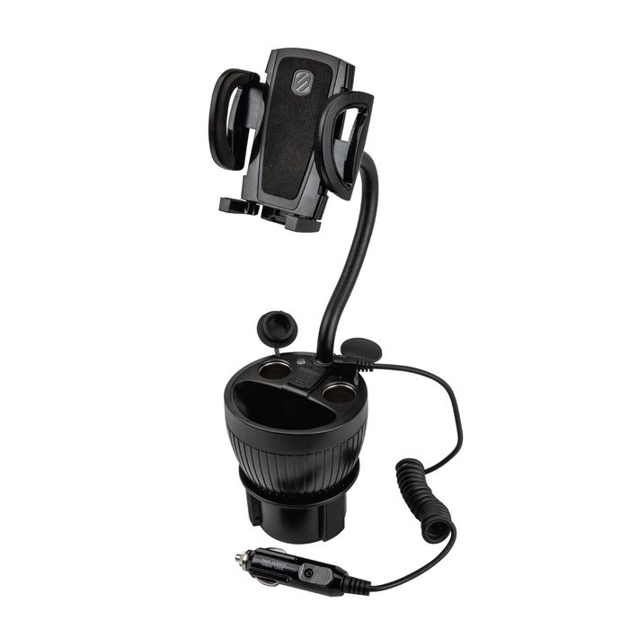 Scoshe Ind. Cell Phone Mount, Magicmount ™, Fits Up to 4 Inch Width Smartphones and Iphone, Adjustable Arms with 360 Degree Rotating – UH2PCUP