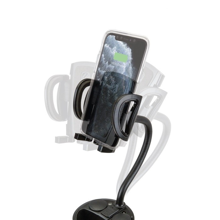 Scoshe Ind. Cell Phone Mount, Magicmount ™, Fits Up to 4 Inch Width Smartphones and Iphone, Adjustable Arms with 360 Degree Rotating – UH2PCUP