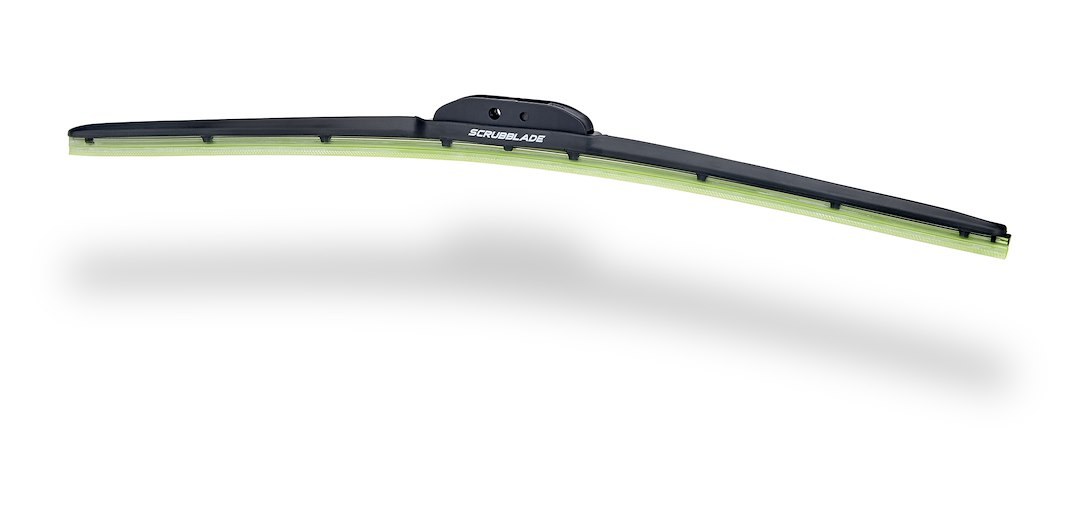 Scrubblade Windshield Wiper Blade, Shadeblade ®, 18 Inch Length, Single Blade, Gnarly Green, Standard, Ceramic Coated Silicone Blade – CBG1800