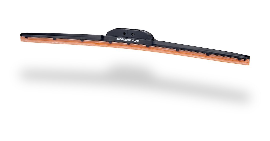 Scrubblade Windshield Wiper Blade, Shadeblade ®, 16 Inch Length, Single Blade, Oohlala Orange, Standard, Ceramic Coated Silicone Blade – CBO1600