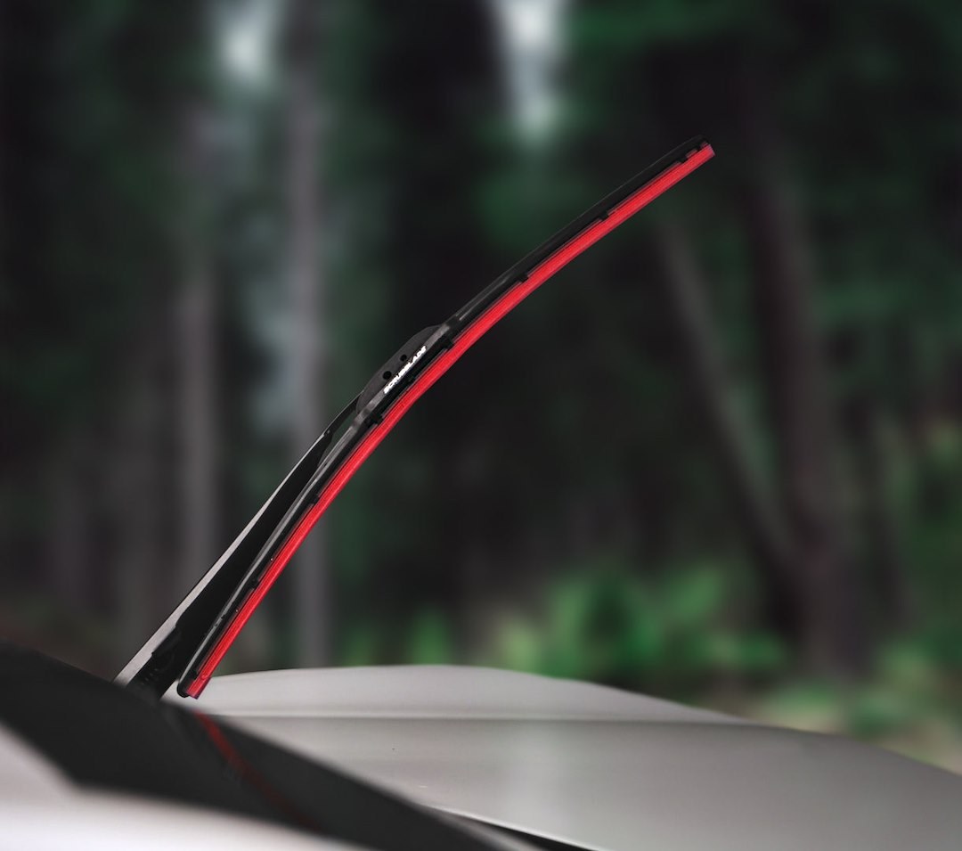 Scrubblade Windshield Wiper Blade, Shadeblade ®, 17 Inch Length, Single Blade, Without Spoiler, Rad Red, Standard – CBR1700