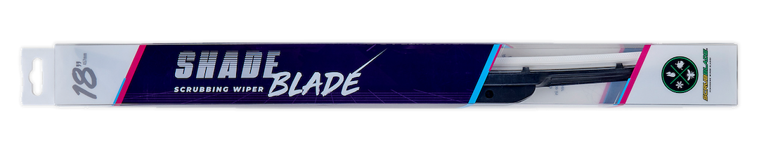Scrubblade Windshield Wiper Blade, Shadeblade ®, 26 Inch Length, Single Blade, Without Spoiler, Wild White, Standard – CBW2600
