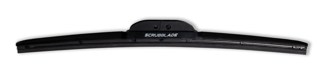 Scrubblade Windshield Wiper Blade, Black Edition, 21 Inch Length, Single Blade, Without Spoiler, Standard, Ceramic Coated Silicone Blade – PB2100