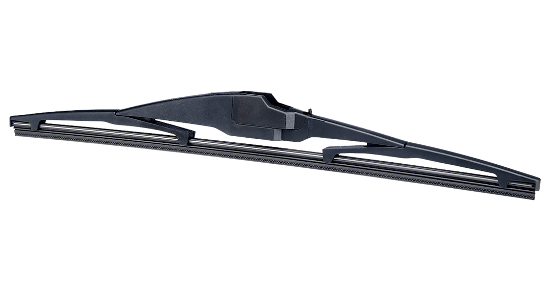Scrubblade Windshield Wiper Blade, 10 Inch Length, Single Blade, Black, Standard, Ceramic Coated Silicone Blade, With Adapters – SR0010