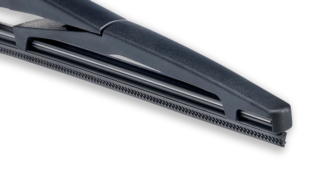 Scrubblade Windshield Wiper Blade, 10 Inch Length, Single Blade, Black, Standard, Ceramic Coated Silicone Blade, With Adapters – SR0010
