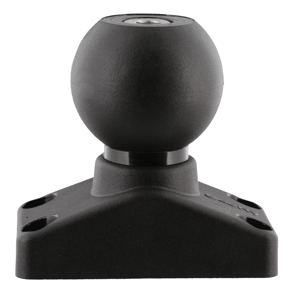 Scotty Inc. Multi Purpose Accessory Mount, Compatible with Scotty 2-1/4 Inch Ball Mounting System Accessories, Ball System Base Only, Black – 0176