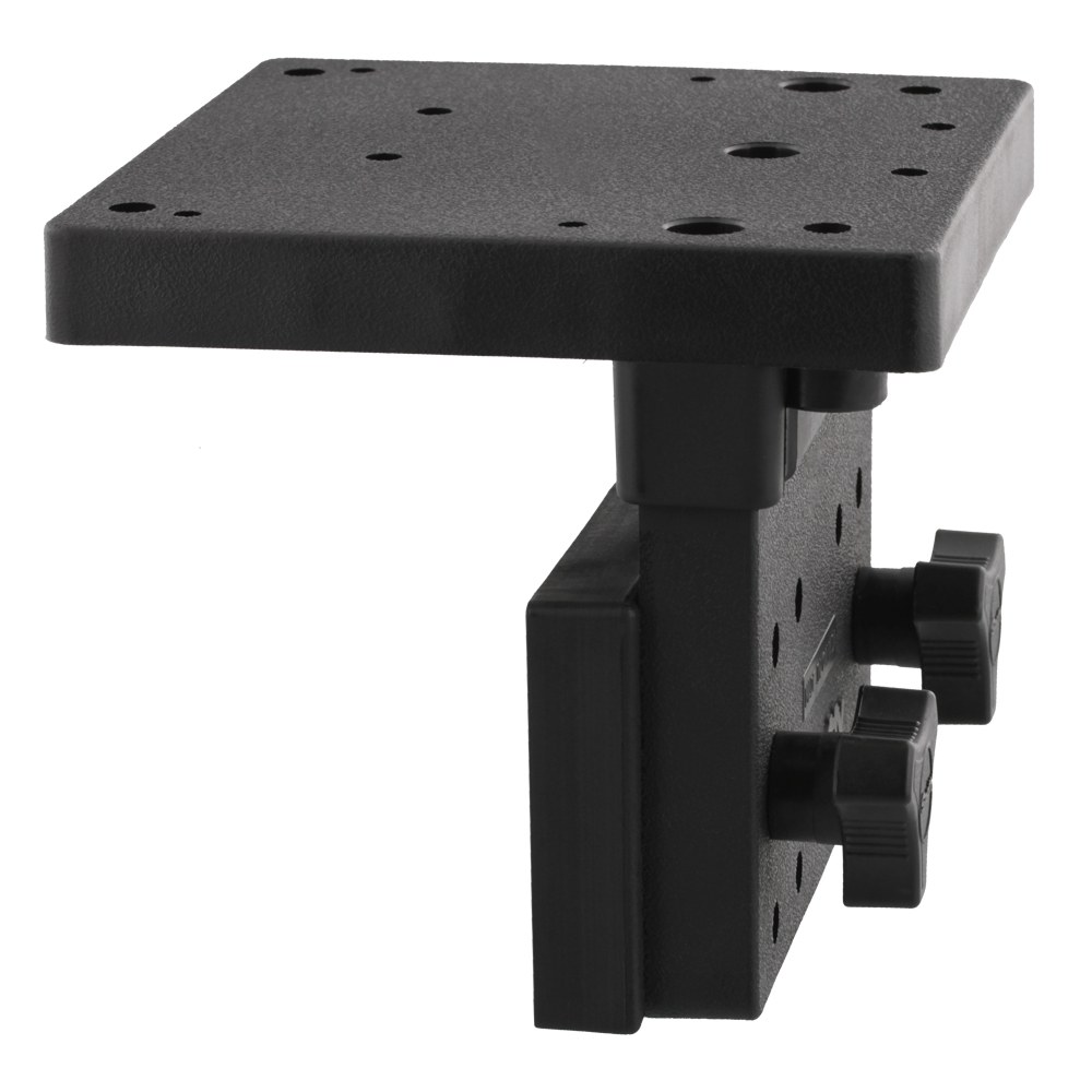 Scotty Inc. Downrigger Mount, Right Angle Side Gunnel Mount, For Use with Scotty Downrigger Except Laketrollers Downrigger, Black – 1025