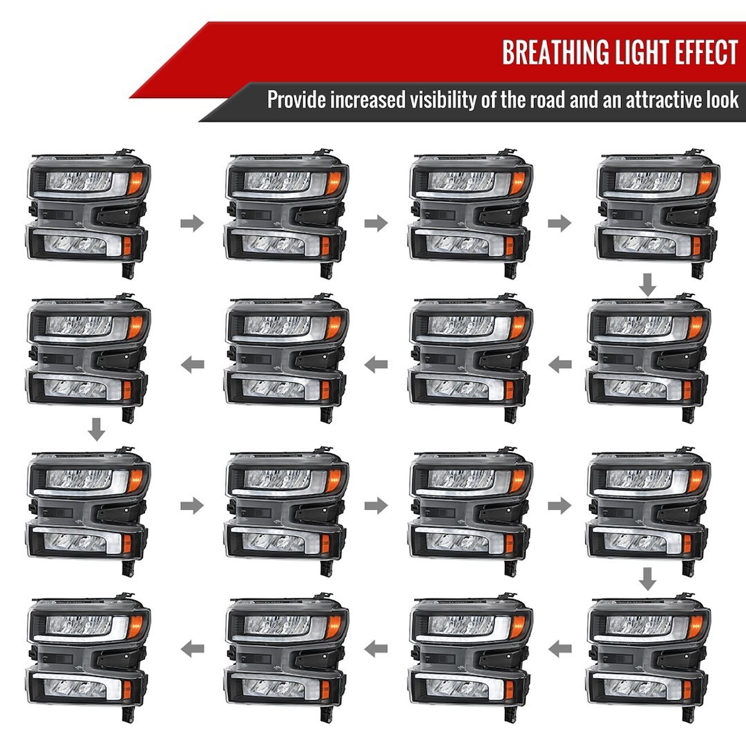 Spec-D Tunin Headlight Assembly – 2LHE-SIV1915JM-G3-RS