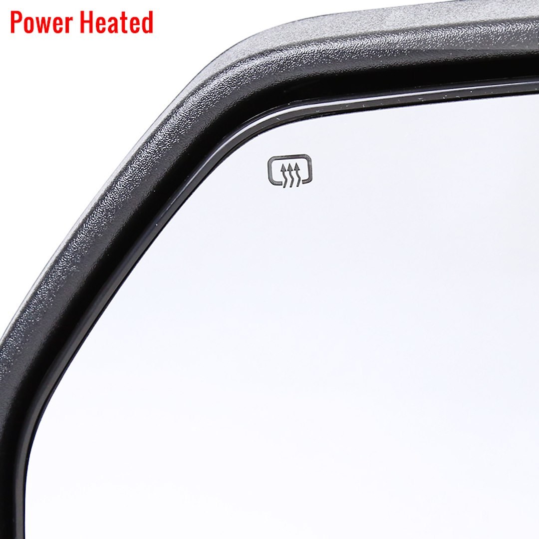 Spec-D Tunin Exterior Towing Mirror, 10 Inch Width X 12 Inch Height, Extends Up to 23 Inch – RMX-F15015F3H-P-FS