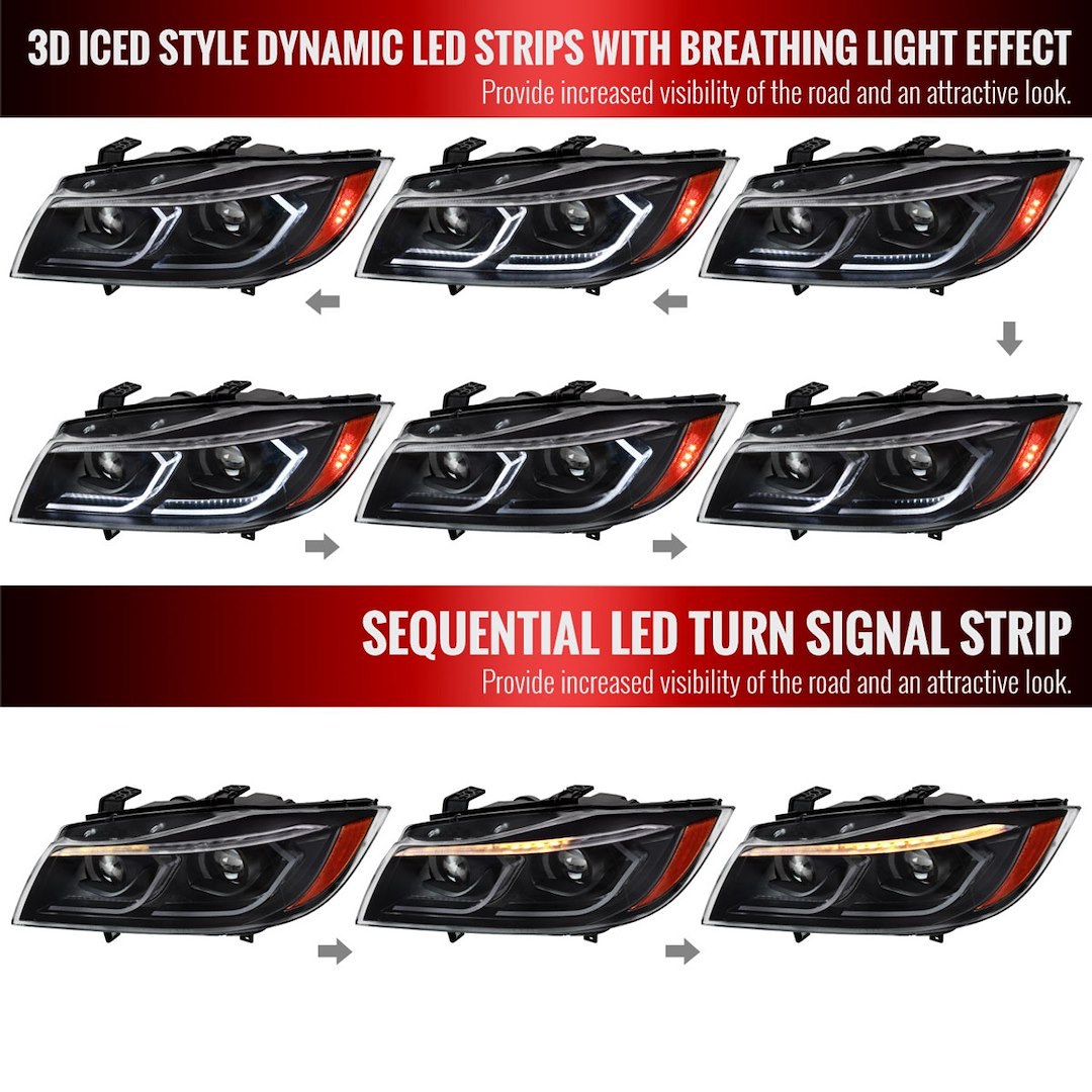 Spec-D Tunin Headlight Assembly – 2LHP-E9005JM-G2-RS