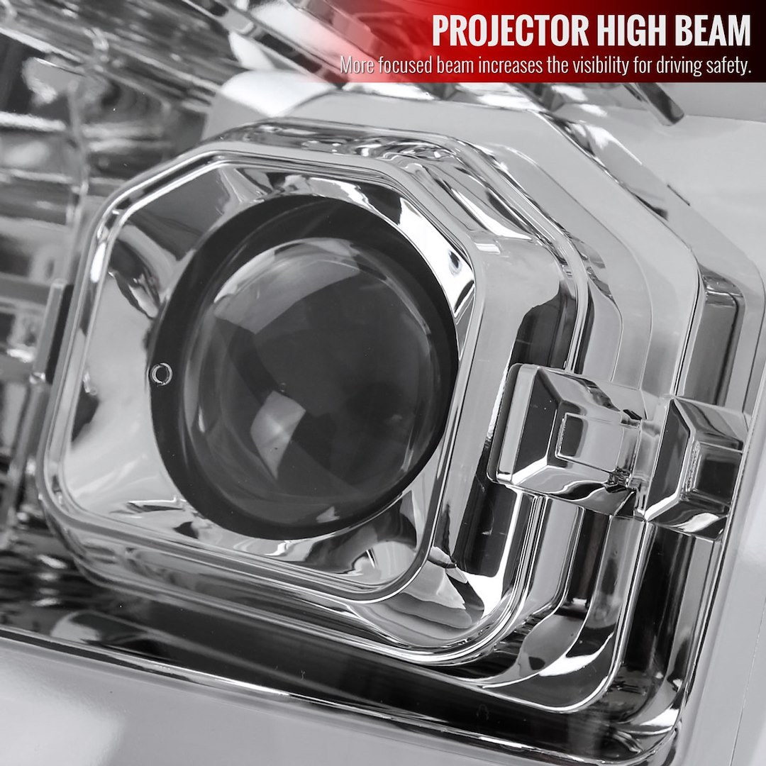 Spec-D Tunin Headlight Assembly, Projector Beam with Sequential Daytime Running Light and Turn Signal – 2LHP-F25011-SQ-RS