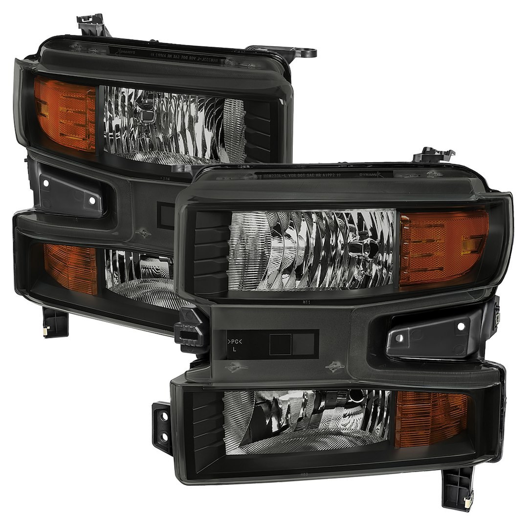 Spec-D Tunin Headlight Assembly, Factory Style Projector Beam with Turn Signal Light and Parking Light – 2LH-SIV1915SM-RO