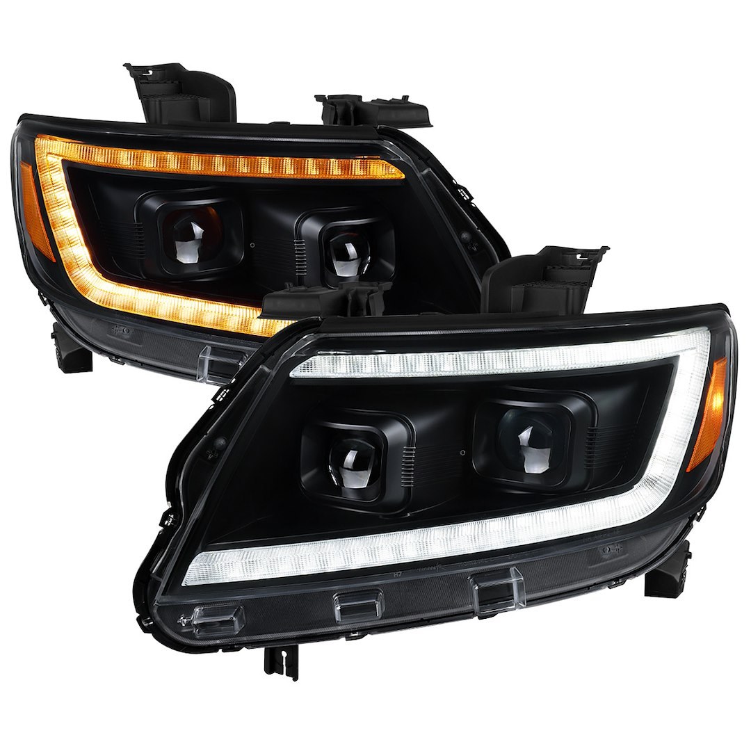 Spec-D Tunin Headlight Assembly, Halogen Bulb – 2LHP-COL15JM-SQ-RS