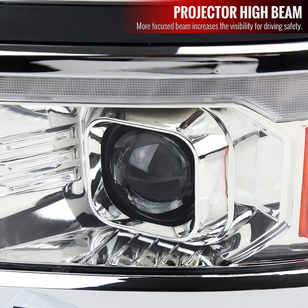Spec-D Tunin Headlight Assembly – 2LHP-SIV14-C-SQ-RS