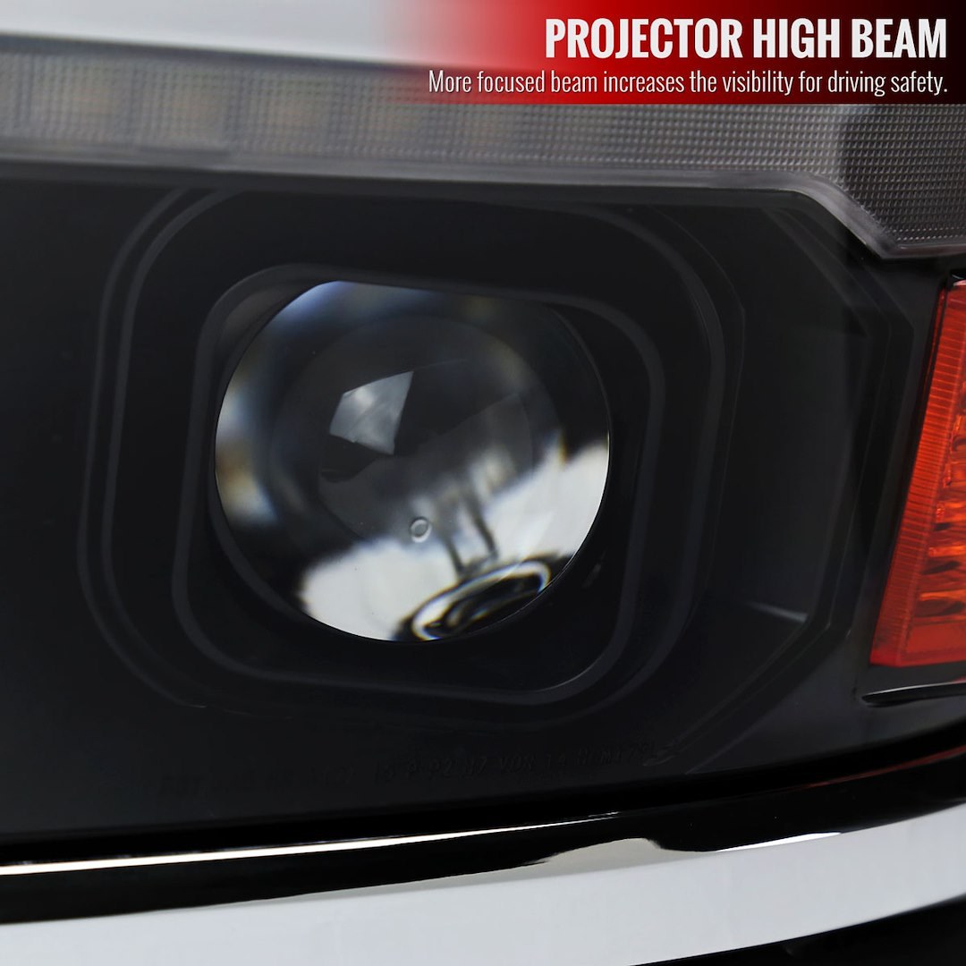 Spec-D Tunin Headlight Assembly – 2LHP-SIV14JM-C-SQ-RS