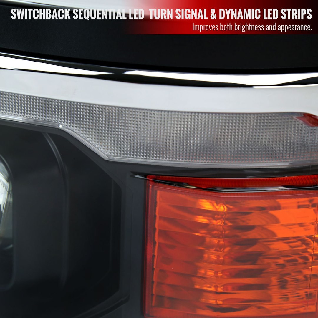 Spec-D Tunin Headlight Assembly – 2LHP-SIV14JM-C-SQ-RS