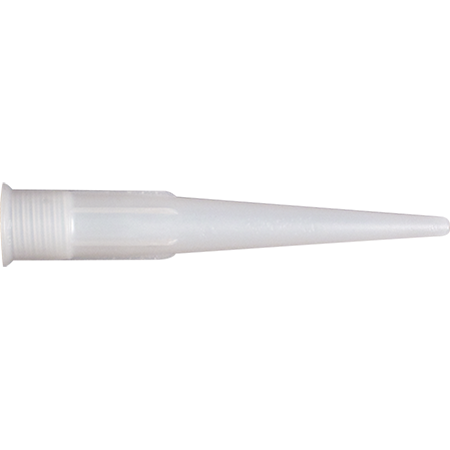 Sem Products Body Seam Sealer Nozzle, 1K, Used with 1K Seam Sealer, Tapered Tip, Threaded Attachment, White, Plastic, Pack of 15 – 29352