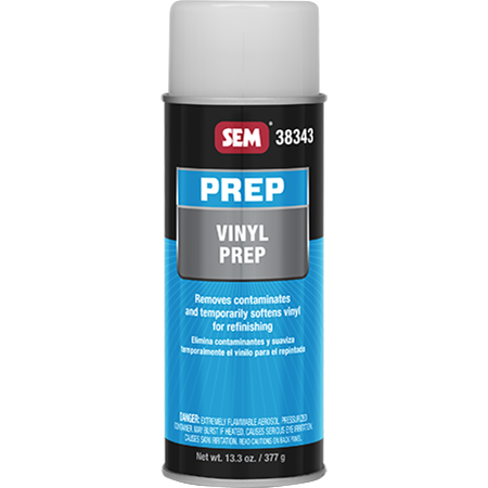 Sem Products Paint Preparation Cleaner, Use to Remove Soil/ Wax and Grease from Vinyl Surface, Spray, 16 Ounce Aerosol Can, Clear, Single – 38343