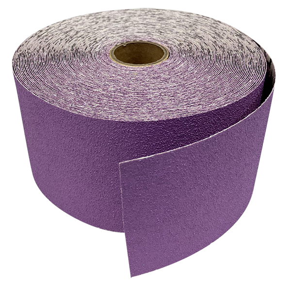 Sem Products Sandpaper, 80 Grit, 20 Yards Length X 2-3/4 Inch Width, Psa Type Attachment, Purple, Ceramic, Hand and Machine Use – SA22080