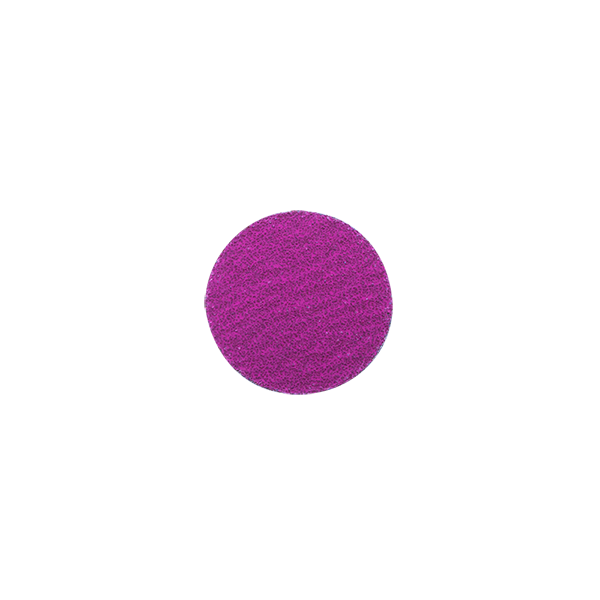 Sem Products Sanding Disc, 50 Grit, 3 Inch Diameter, Qlock-R Type Attachment, Box of 25, Purple, Ceramic, Reinforced Backing, Machine Use – SA350CG