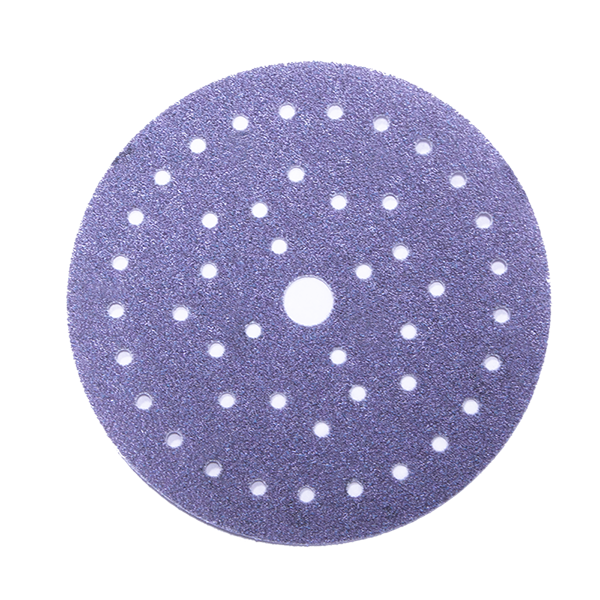 Sem Products Sanding Disc, 220 Grit, 6 Inch Diameter, Velcro Type Attachment, Box of 50, Blue, Film Backing, Machine Use – SA6220
