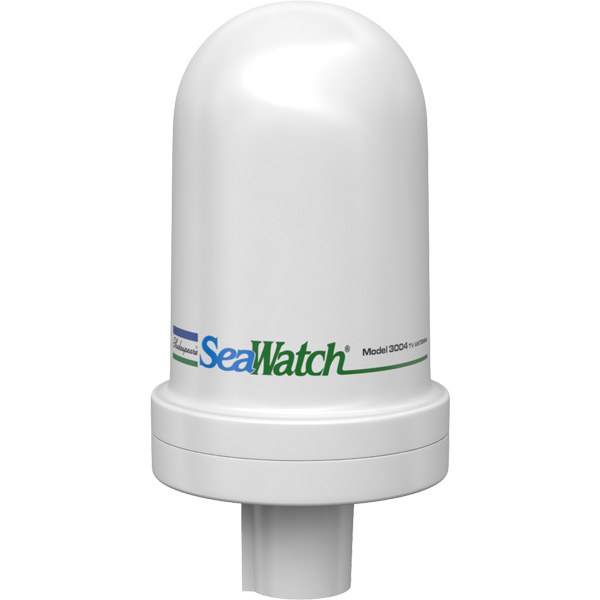 Shakespeare Broadcast TV Antenna, Seawatch®, 1 Inch – 14 Threaded Mount, Low Noise Amplifier, Omni-Directional, 30 Decibel Gain – 3004