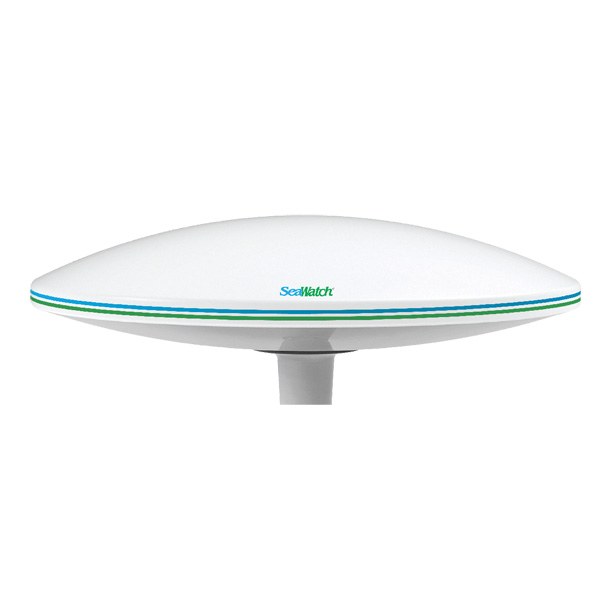 Shakespeare Broadcast TV Antenna, Seawatch®, 1 Inch – 14 Threaded Mount, Low Noise Amplifier, Omni-Directional, 30 Decibel Gain – 3015