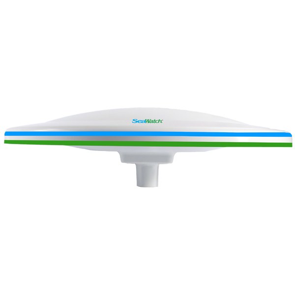 Shakespeare Broadcast TV Antenna, Seawatch®, 1 Inch – 14 Threaded Mount, Low Noise Amplifier, Omni-Directional, 30 Decibel Gain – 3019