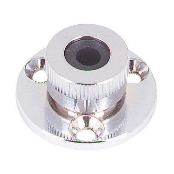 Shakespeare Antenna Cable Connector, Cable Outlet, Chrome Plated Brass, Single, With Rubber Internal Grommet – 4184