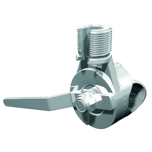 Shakespeare Antenna Mount, For Use with VHF/ Satellite Antennas, Rail Mount, Ratchet Action, 1 Inch X 14 Male Thread Size – 4190