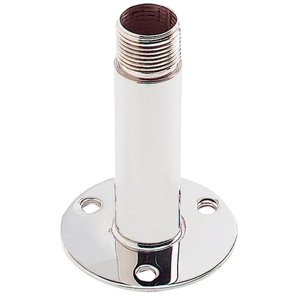 Shakespeare Antenna Mount, For Use with Antennas and Classic 4364 Antenna Extension, Flange Mount, 1 Inch X 14 Male Thread Size – 4365
