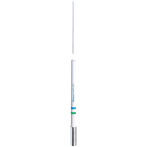 Shakespeare CB Radio Antenna, Monopole, Ratchet Mount, 8 Foot Length, 25 Watt, White, Fiberglass – 5223-XT