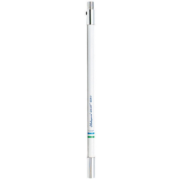 Shakespeare Antenna Extension, Galaxy® 5228 Series, 2 Feet Length X 1-1/2 Inch Diameter, High Gloss Polyurethane Finish, White, Fiberglass – 5228-2