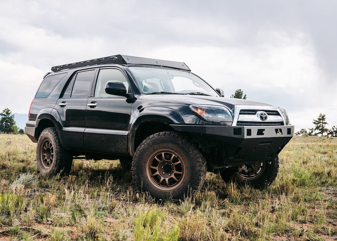 Sherpa Equip Roof Rack, The Princeton, Powder Coat, Black Anodized, Aluminum – 113744