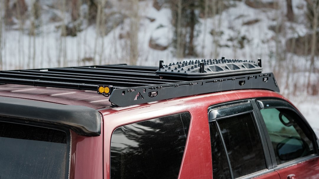 Sherpa Equip Roof Rack, The Princeton, Powder Coat, Black Anodized, Aluminum – 113744