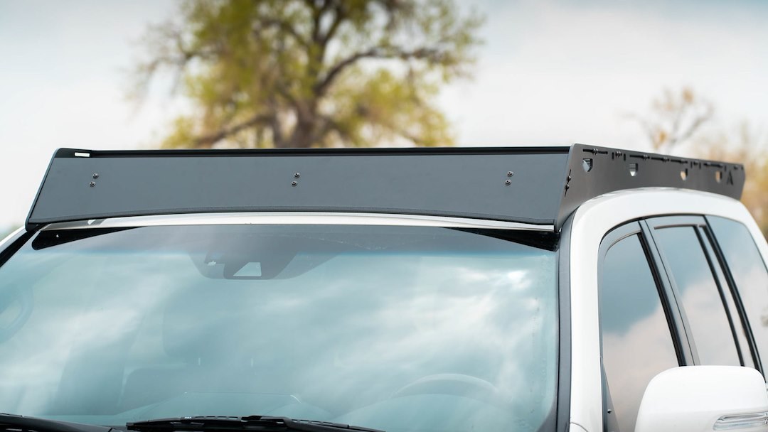 Sherpa Equip Roof Rack, The Blanca, Powder Coat, Black Anodized, Aluminum – 135744