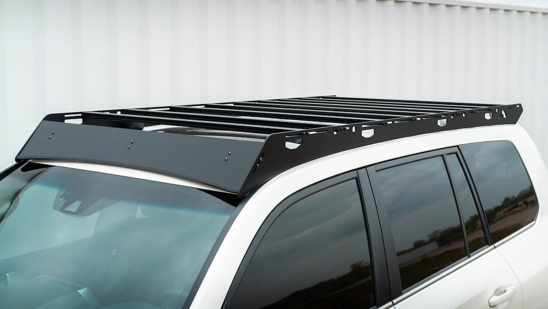 Sherpa Equip Roof Rack, The Blanca, Powder Coat, Black Anodized, Aluminum – 135744