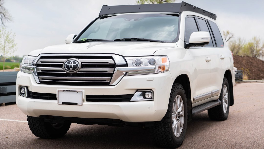 Sherpa Equip Roof Rack, The Blanca, Powder Coat, Black Anodized, Aluminum – 135744