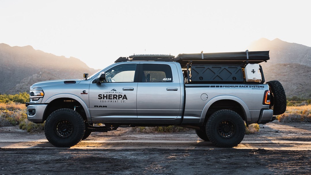 Sherpa Equip Roof Rack, The Diablo, Bare Processed, Aluminum – 141733