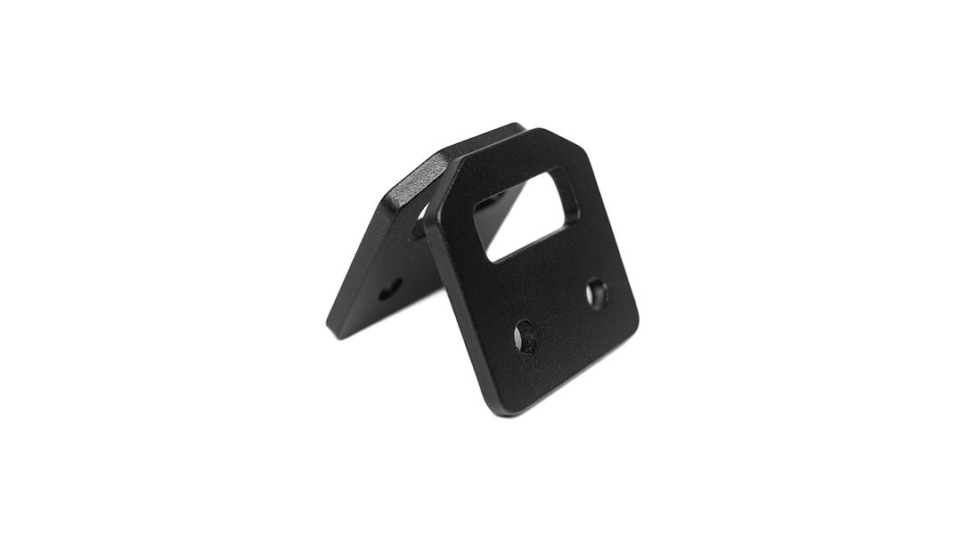 Sherpa Equip Tie Down Anchor, Smiley, Mounts to Sherpa Roof Racks, Textured, Black Aluminum Single – 211040