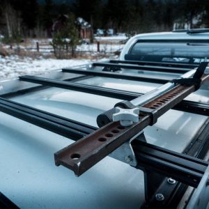 Sherpa Equip Jack Mount, Hi-Lift Jack, Mounts to Roof Rack, Black, Aluminum – 213040