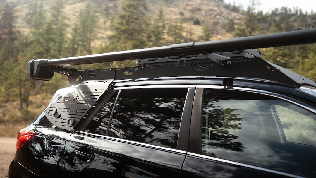 Sherpa Equip Molle Cargo Panel, For Mounting Essential Gear, Roof Rack Mount, Black, Aluminum, Single – 525540