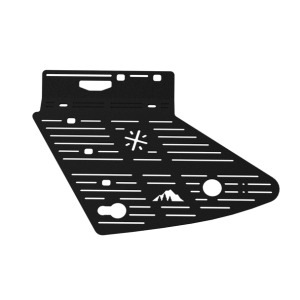 Sherpa Equip Molle Cargo Panel, For Mounting Essential Gear, Roof Rack Mount, Black, Aluminum, Single – 525640