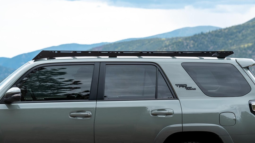 Sherpa Equip Roof Rack, The Crestone Sport, Powder Coat, Black Anodized, Aluminum – 612744