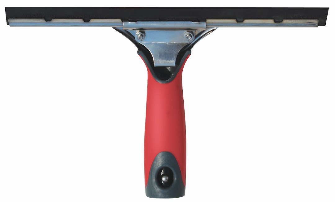 Shurhold Ind Squeegee, 12 Inch Length, Silicone Blade, With Stainless Steel Handle, Compatible with All Shurhold Handles – 1412
