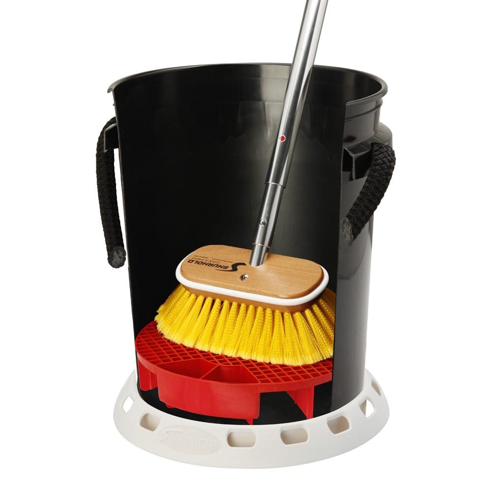 Shurhold Ind Bucket Insert, Bucket Grate, For Use with 5 Gallon Capacity Bucket, Insert for Keeping Brushes and Mops Out of Dirt and Grime – 2402