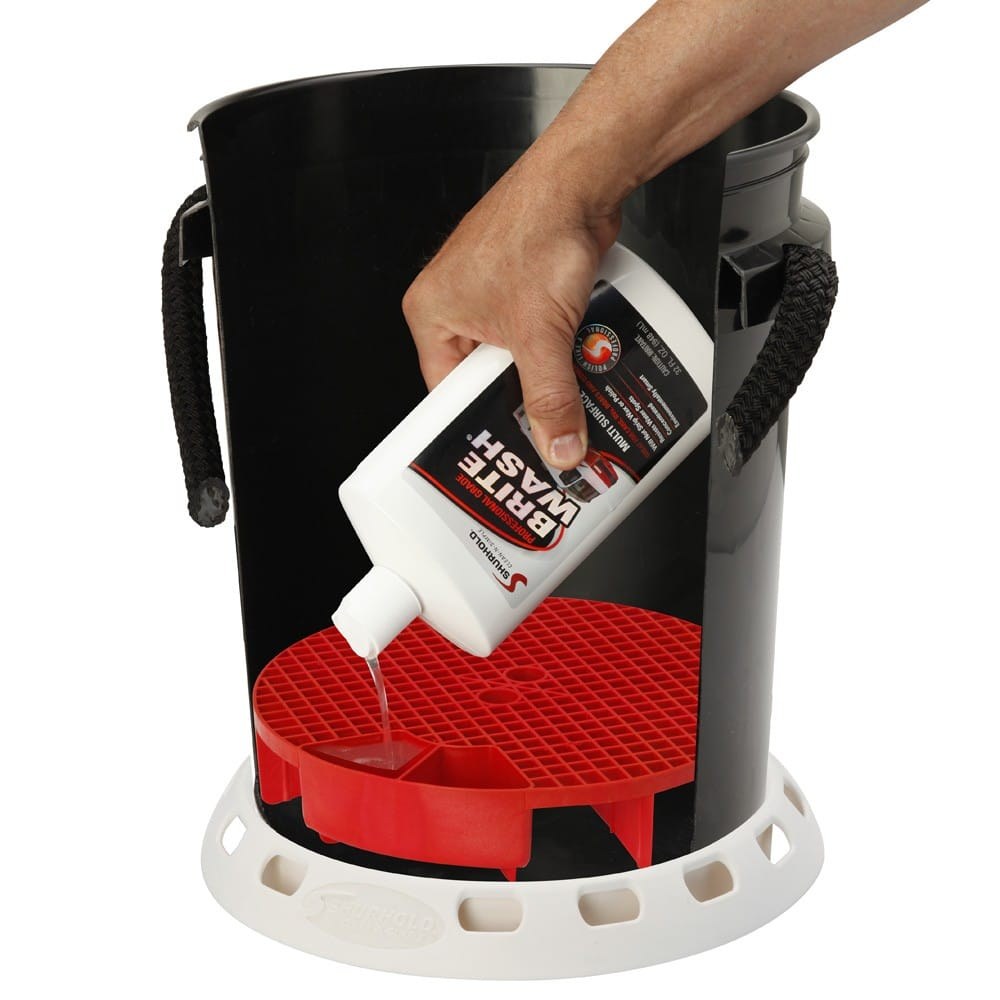 Shurhold Ind Bucket Insert, Bucket Grate, For Use with 5 Gallon Capacity Bucket, Insert for Keeping Brushes and Mops Out of Dirt and Grime – 2402