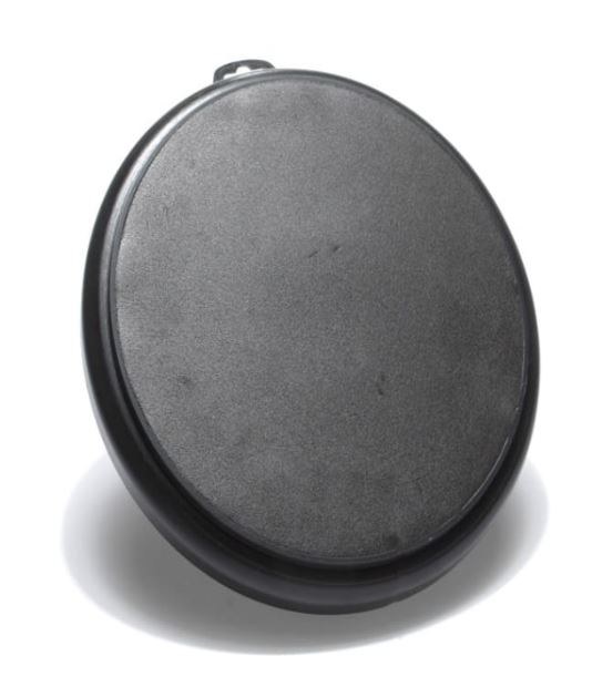 Shurhold Ind Bucket Lid, For Shurhold Rope Handle Buckets, Features Padded Top for Comfort When Using It as a Seat, Snap on, Black, Plastic – 2403